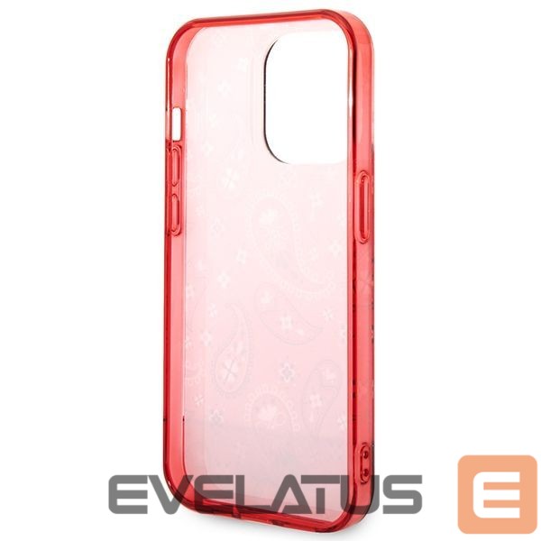 Back panel cover Guess Guess GUHCP14LHGBNHR iPhone 14 Pro 6.1" red/red hardcase Bandana Paisley
