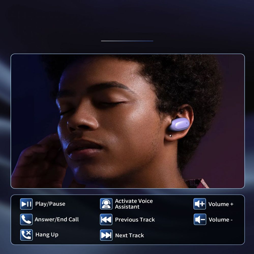 Wireless headphones Choetech Choetech MEMS wireless TWS Bluetooth 5.3 headphones - purple