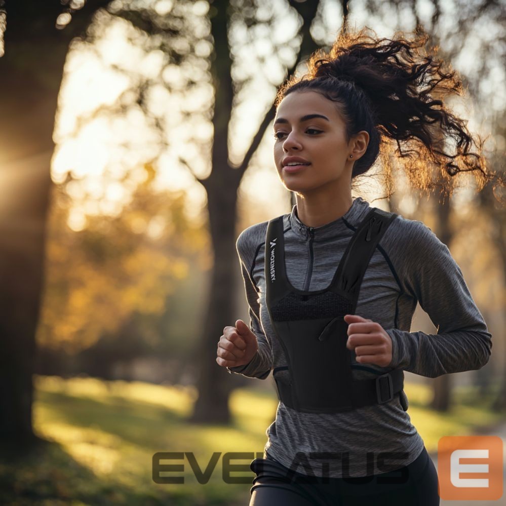 The others Wozinsky Wozinsky WKDB1 Reflective Running Vest - Black