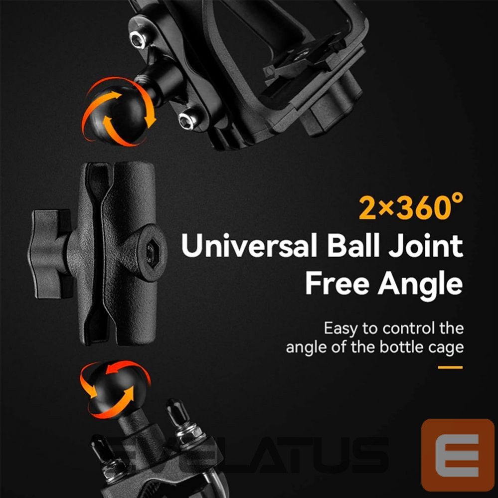 Jalgratta tarvik Rockbros Rockbros 31210008002 handlebar bottle holder - black