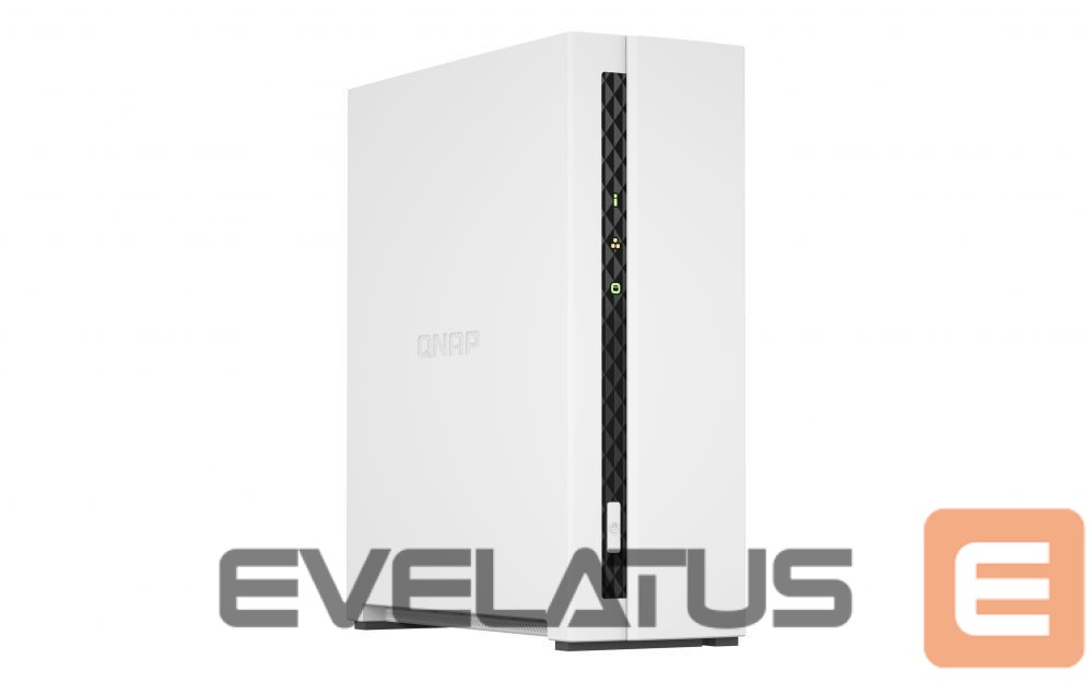 Mälupulk QNAP 1-Bay ARM TS-133 Up to 1 SATA 6Gb/s, 3Gb/s, Cortex-A55, Processor frequency 1.8 GHz, 2 GB, N/A, 1 x USB 2.0, 1 x USB 3.2 Type-A; 1 x Gigabit Ethernet