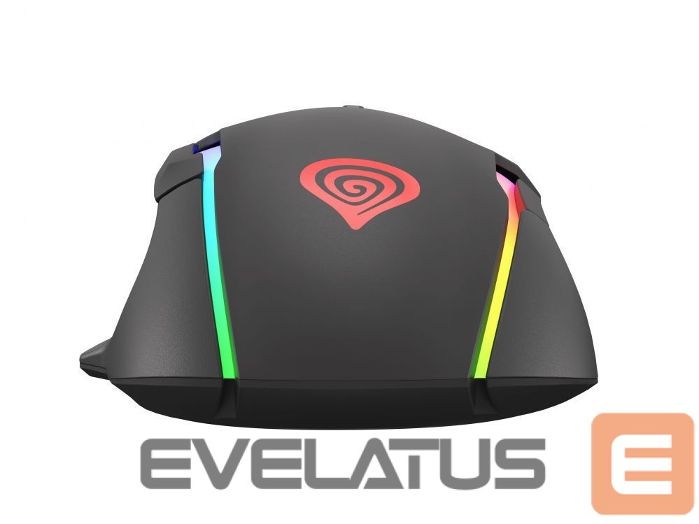 Computer mouse Genesis Xenon 220 Gaming Mouse, 500 - 6400DPI, Wired, Black