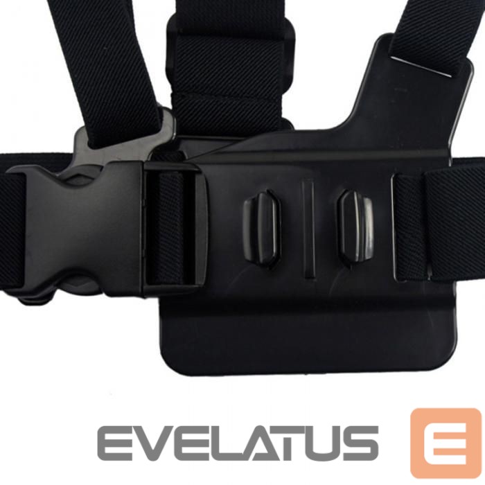Camera accessory Hurtel Chest Mount - Chest Harness for GoPro SJCAM Sports Cameras - Black