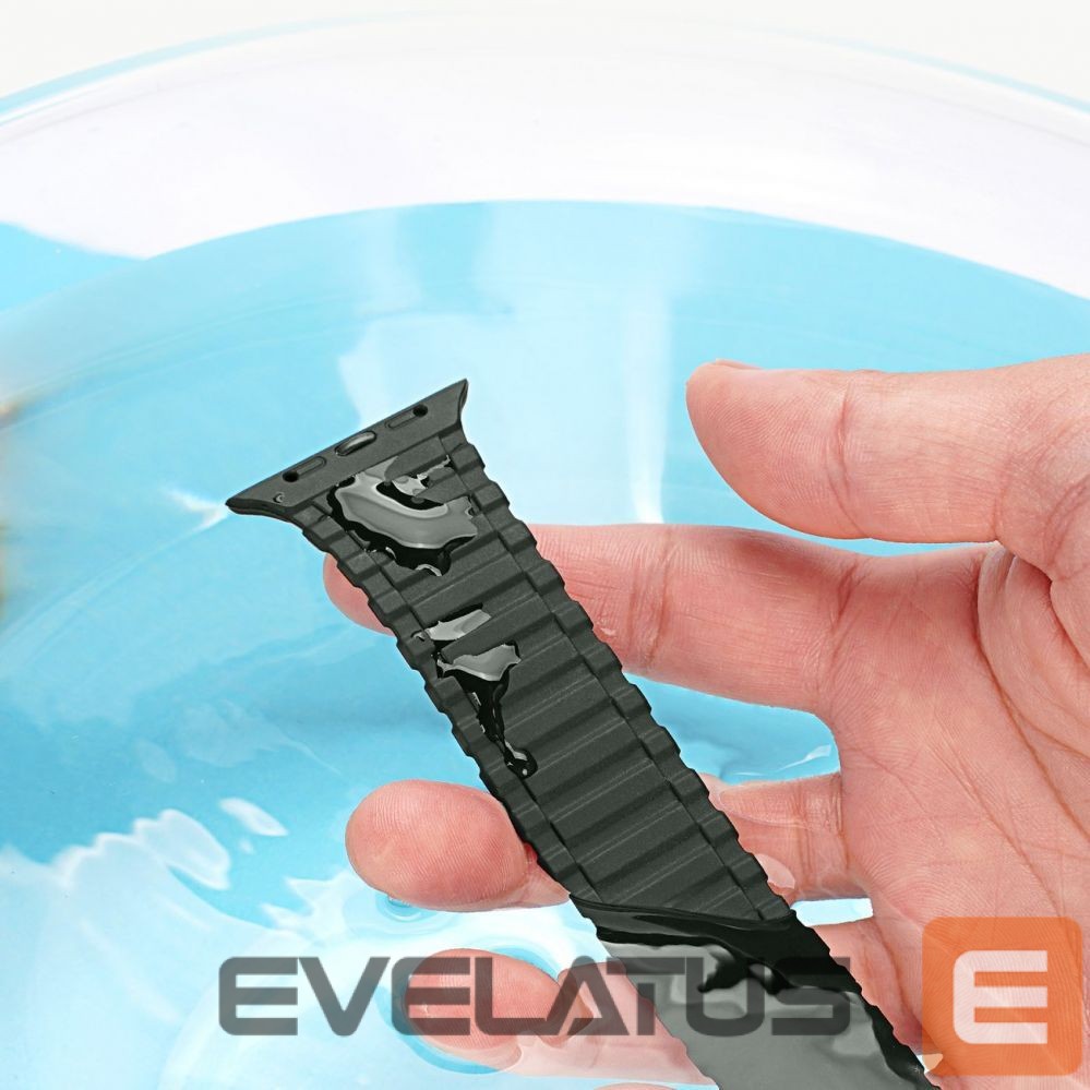 Rihm Dux Ducis Dux Ducis Strap (Armor Version) Apple Watch SE strap, 9, 8, 7, 6, 5, 4, 3, 2, 1 (41, 40, 38 mm) silicone magnetic strap bracelet green