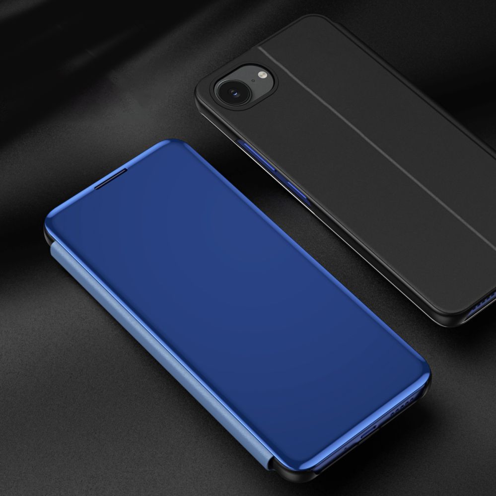 Nugarėlės dėklai Hurtel Clear View Case for iPhone 16e Flip Cover - Blue