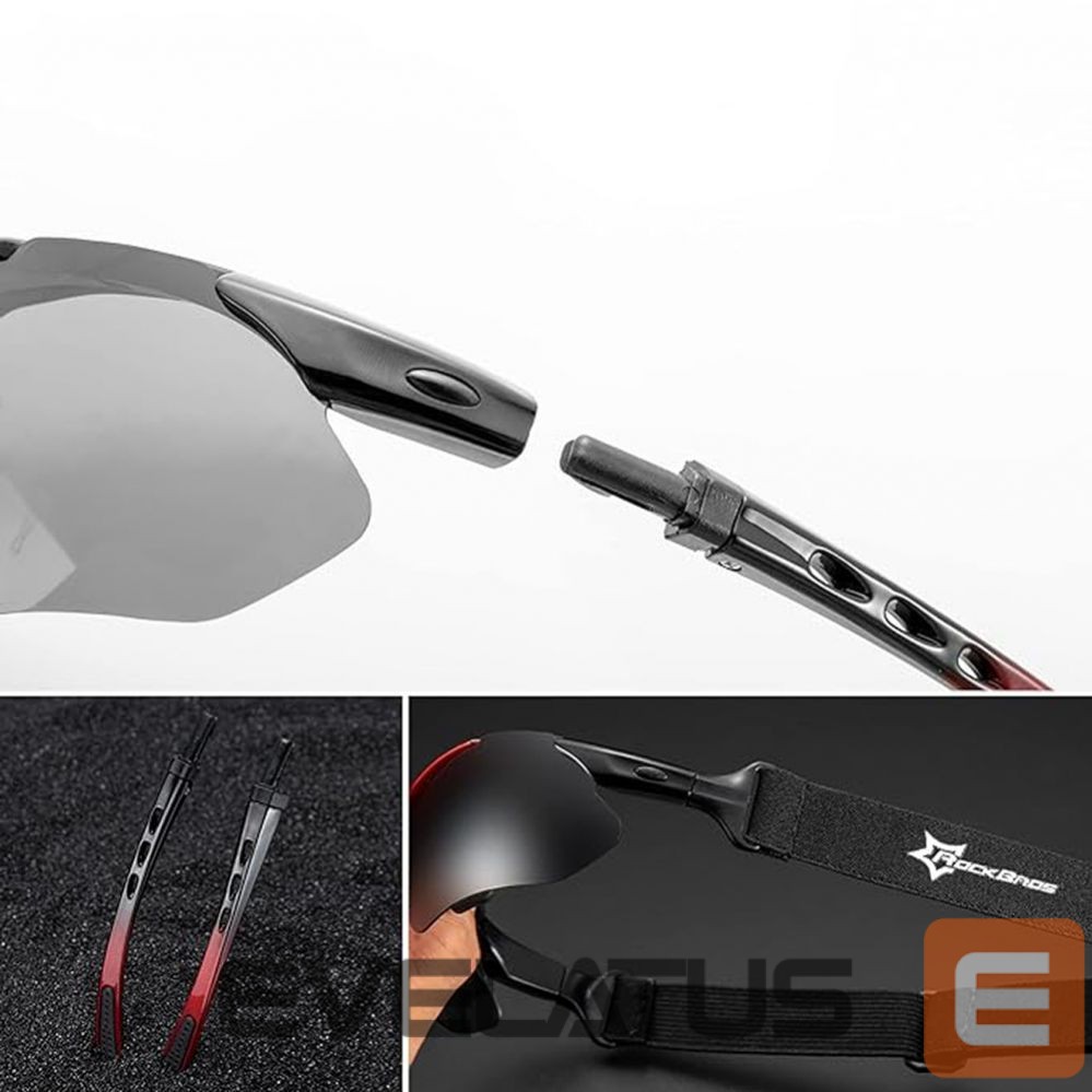 Jalgratta tarvik Rockbros Rockbros 10142 photochromic UV400 cycling glasses - white