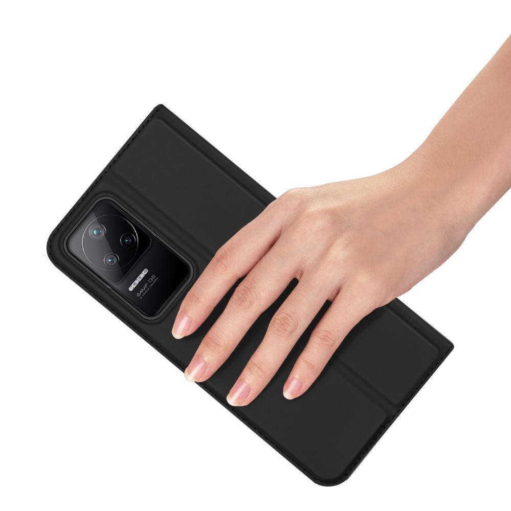 Back panel cover Dux Ducis Dux Ducis Skin Pro Holster Cover Flip Cover for Xiaomi Poco F4 5G black