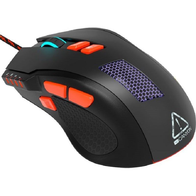 Datora pele Canyon Gaming Mouse Corax GM-5N with 8 programmable buttons Black