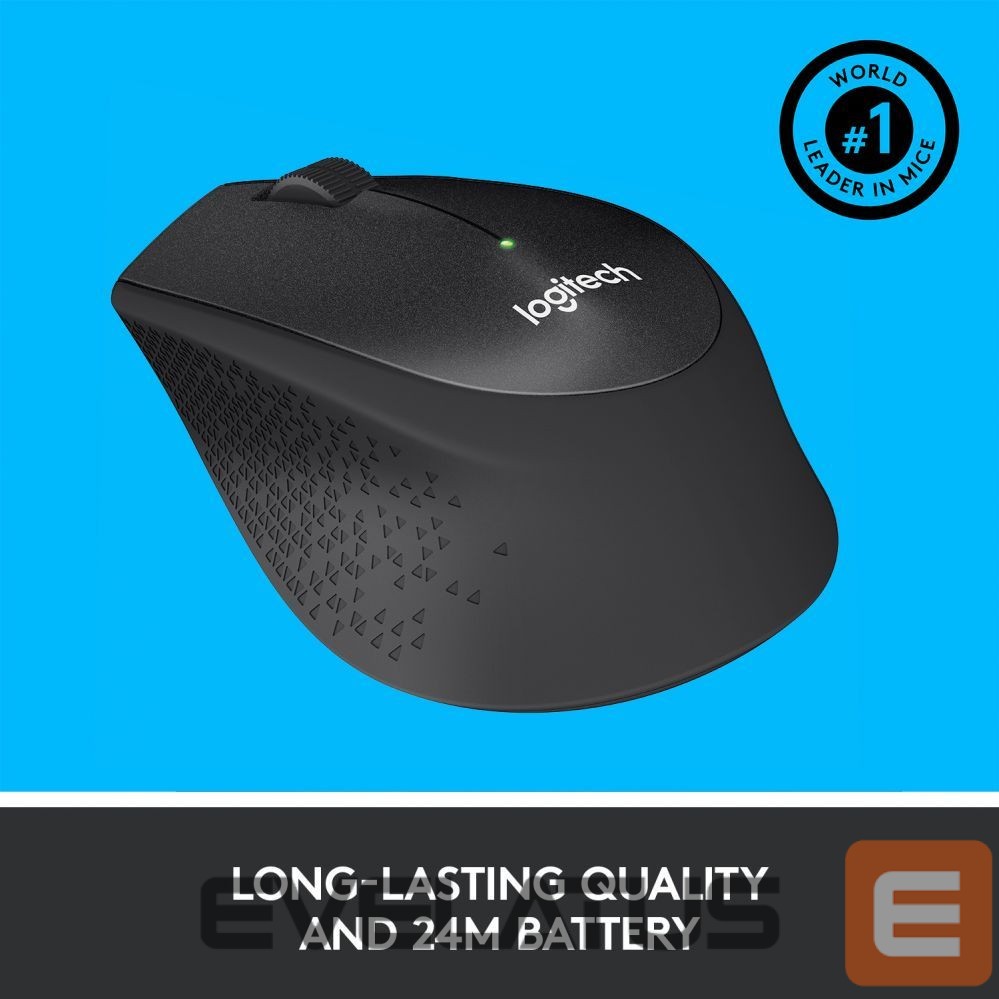 Datora pele Logitech | Mouse | M330 Silent Plus | Wireless | Black