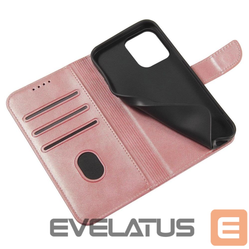 Tagakaaned Hurtel Magnet Case with flap for Samsung Galaxy A26 - pink
