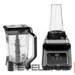 Mikseri un blenderi Ninja  Mixer Blender 2in1 with Auto IQ | BN750EU | Tabletop | 1200 W | Jar material Plastic | Jar capacity 2.1+0.7 L | Ice crushing | Black/Silver 