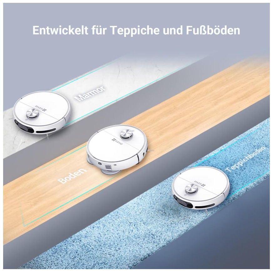 Putekļusūcējs EZVIZ CS-RS20-PRO-PGA2 White