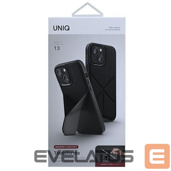 Aizmugurējais vāciņš UNIQ Uniq Transforma MagSafe case for iPhone 13 - black