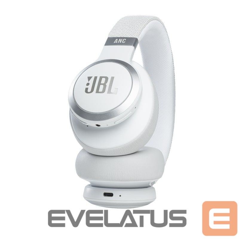 Juhtmevabad kõrvaklapid JBL Live 660NC White