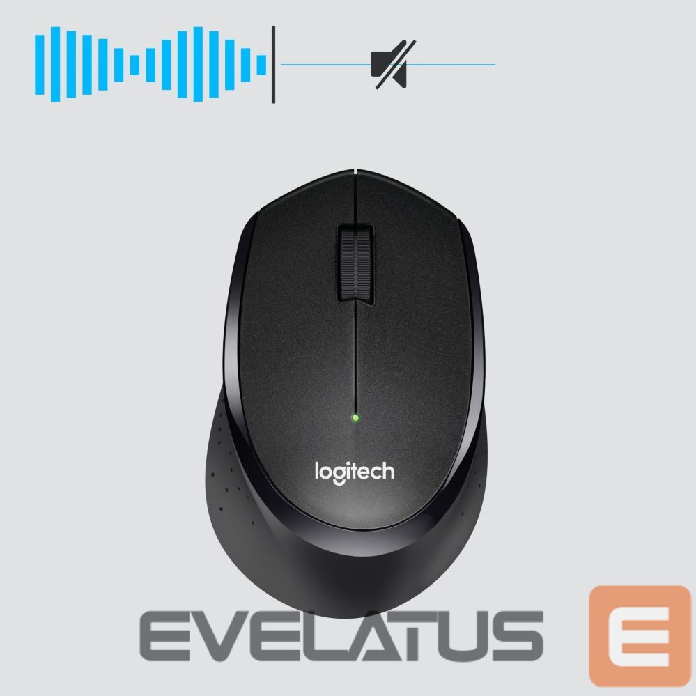 Datora pele Logitech | Mouse | M330 Silent Plus | Wireless | Black