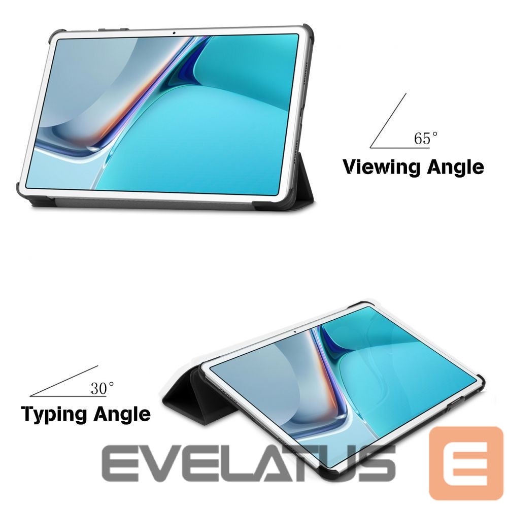 Kaaned iLike iPad 10.2 Tri-Fold Eco-Leather Stand Case Sky Blue