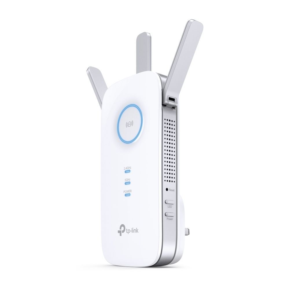 Ruuterid TP-Link AC1900 Wi-Fi Range Extender RE550 802.11ac, 2GHz/5GHz, 600+1300 Mbit/s, 10/100/1000 Mbit/s, Ethernet LAN (RJ-45) ports 1, no PoE, Antenna type 3xExternal