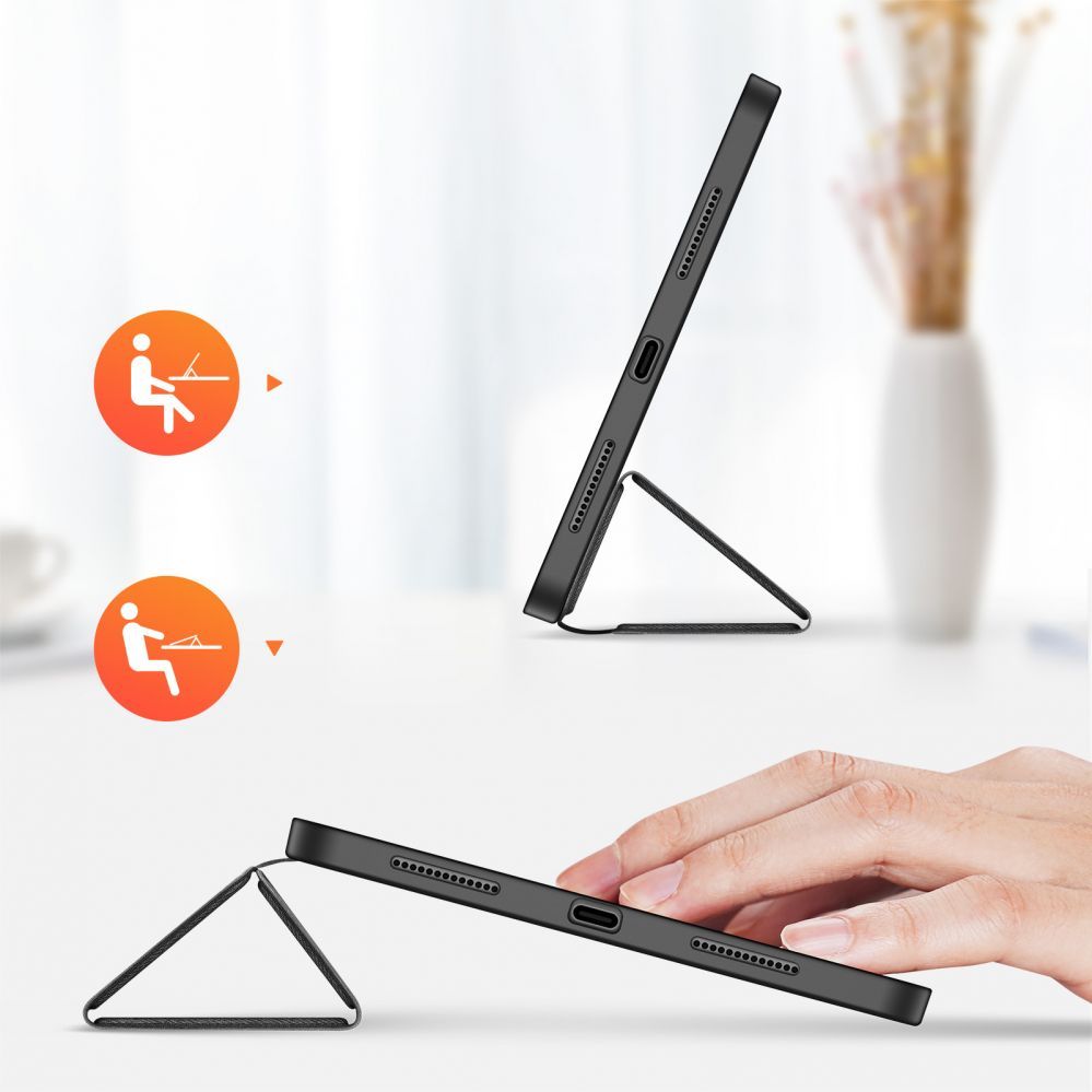 Tagakaaned Dux Ducis - Dux Ducis Domo flip and smart sleep case for iPad Pro 11" 2024 - black