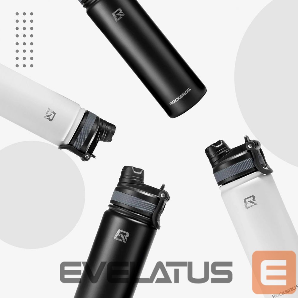 Bicycle accessory Rockbros Rockbros 35210029001 Thermo Bottle for Bike Drinks 550 ml - Black