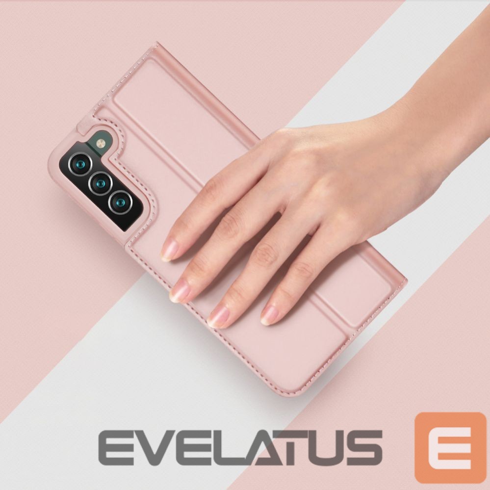 Aizmugurējais vāciņš Dux Ducis Dux Ducis Skin Pro Holster Cover Flip Cover for Samsung Galaxy S22 + (S22 Plus) gold