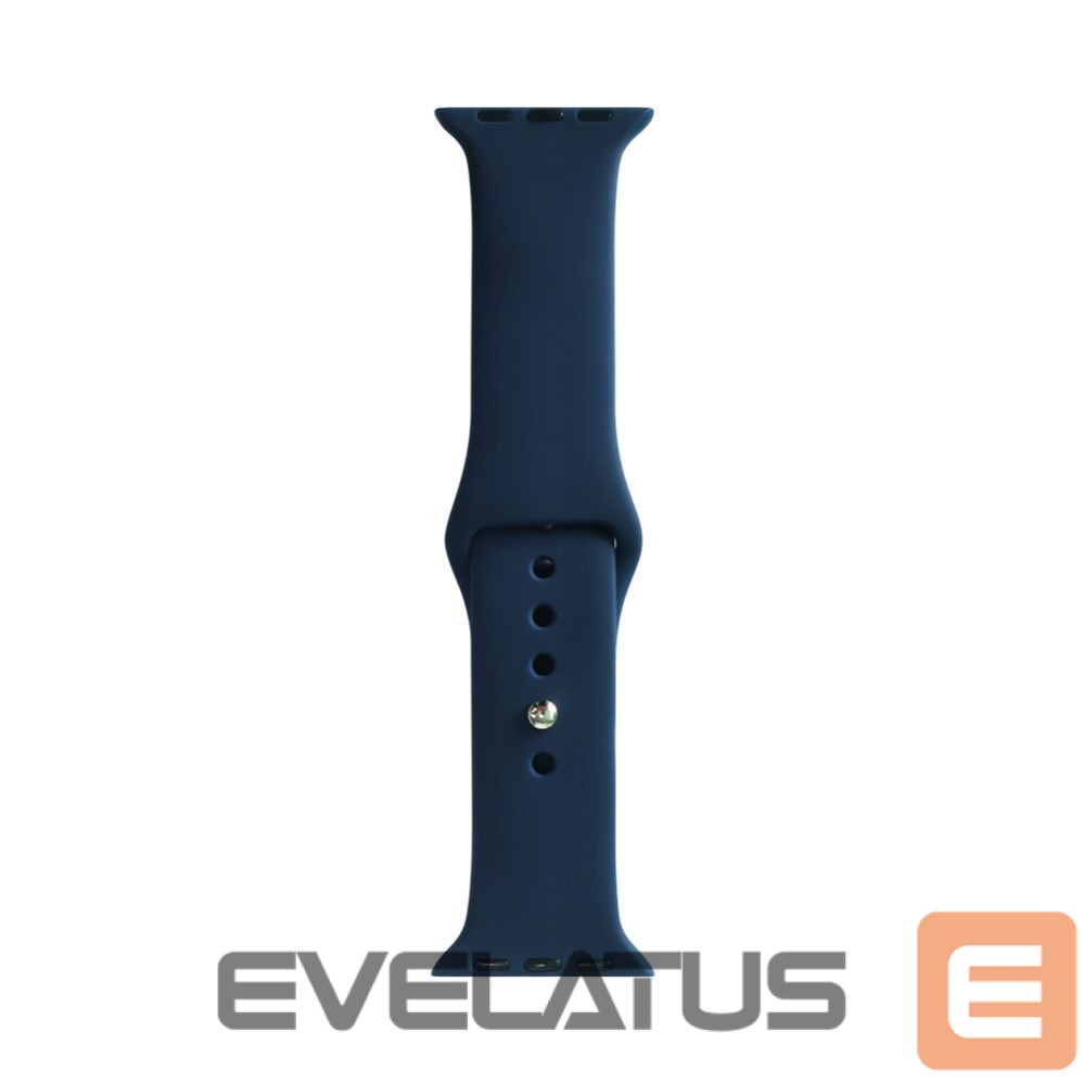 Strap Evelatus Evelatus Watch 42/44/45mm Silicone Loop Watch Straps (140mm M/L) Blue