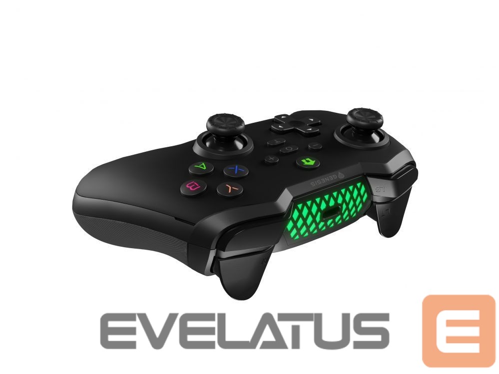 Computer chairs / desks Genesis Mangan 400 Gamepad, Black, Wireless