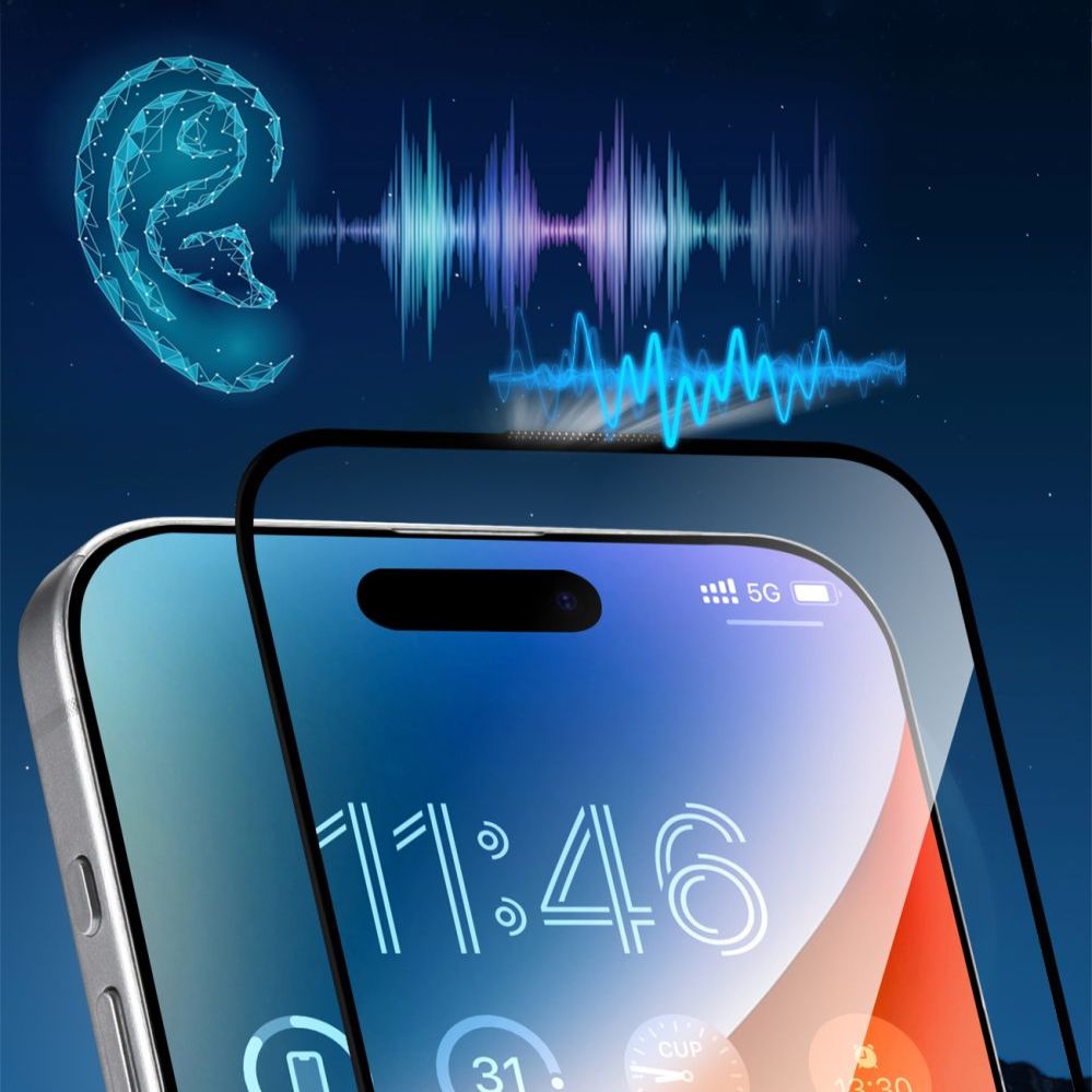 Aizsargstikls Joyroom Joyroom JR-MKN0313 Corning Eyecare Tempered Glass for iPhone 15 Plus/16 Plus