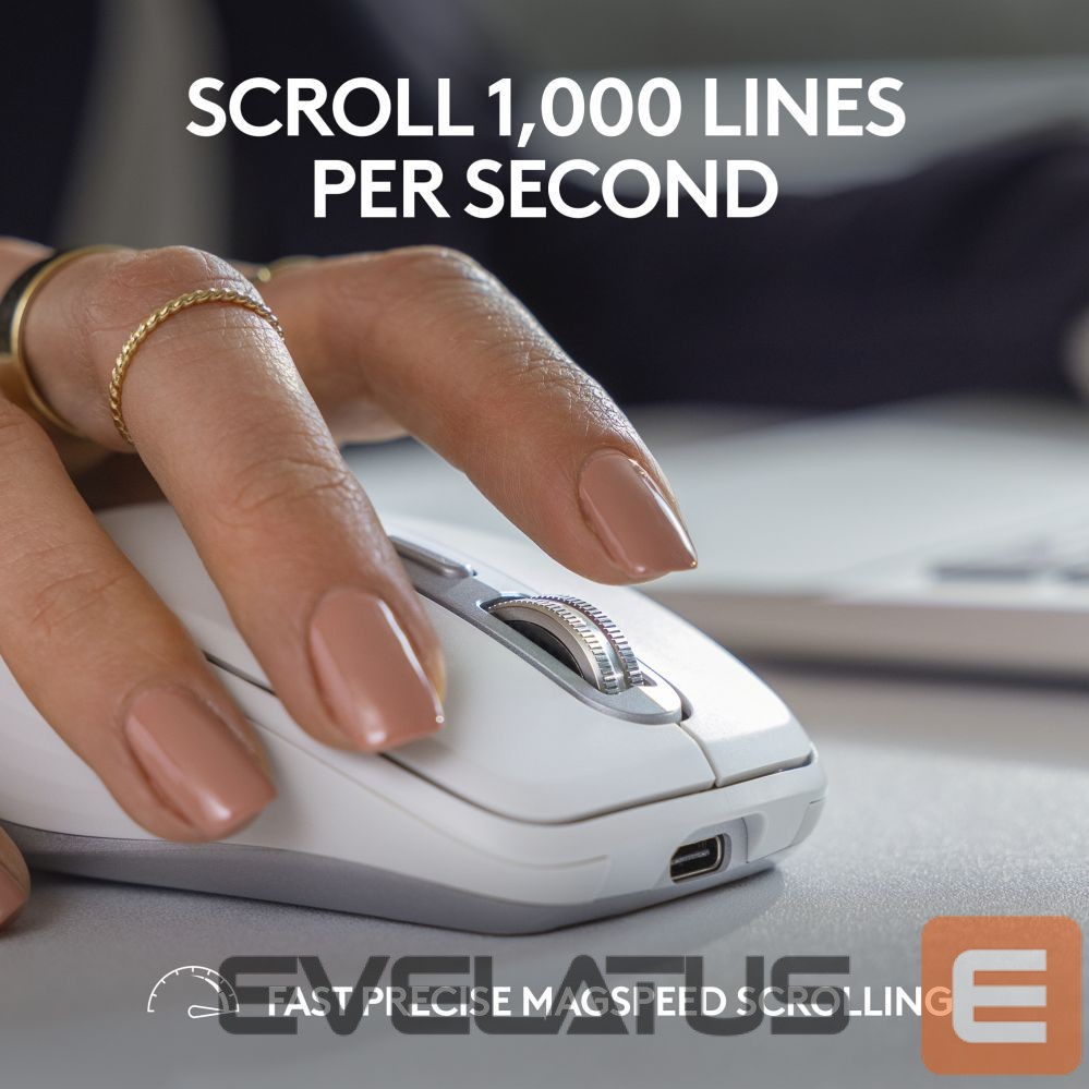 Arvutihiir Logitech MX Anywhere 3S Mouse - RF Wireless + Bluetooth, Laser, 8000 DPI, Graphite