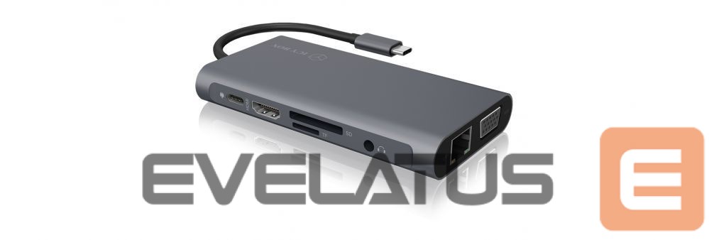 Wireless headphones Raidsonic Icy Box IB-DK4040-CPD USB Type-C DockingStation with two video interfaces