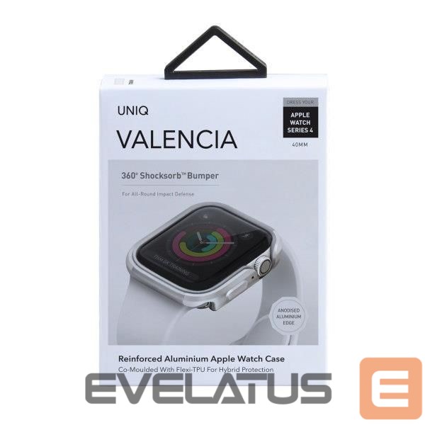 Strap UNIQ Uniq Valencia case for Apple Watch 4 / 5 / 6 / SE 40mm - silver