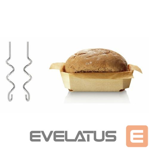 Mikserid ja blenderid Bosch Hand Mixer MFQ22100 CleverMixx 375 W, Number of speeds 4, Turbo mode, White/Dark Grey