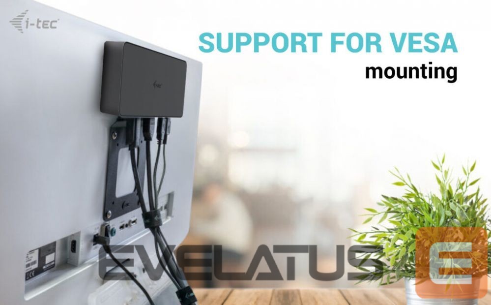 Computer accessories I-TEC I-TEC USB3.0/USB-C/TB 2x4K Pro Dock