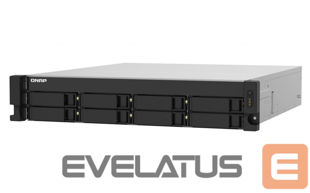 Mälupulk QNAP 8-Bay NAS TS-832PXU-RP-4G Up to 8 HDD Hot-swap, AL324 ARM Cortex-A57 Quad-Core, Processor frequency 1.7 GHz, 4 GB, DDR4, 2x2.5GbE, 2x10GbE 4xUSB 3.2 Gen 1, 1xPCIe