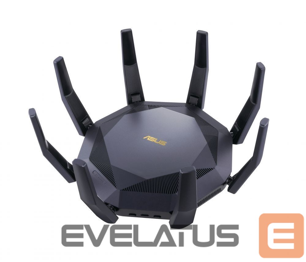 Routers Asus AX6000 Dual Band Router RT-AX89X 802.11ax, 10/100/1000 Mbit/s, Ethernet LAN (RJ-45) ports 8, Antenna type 8xExternal, 2xUSB 3.1 Gen 1