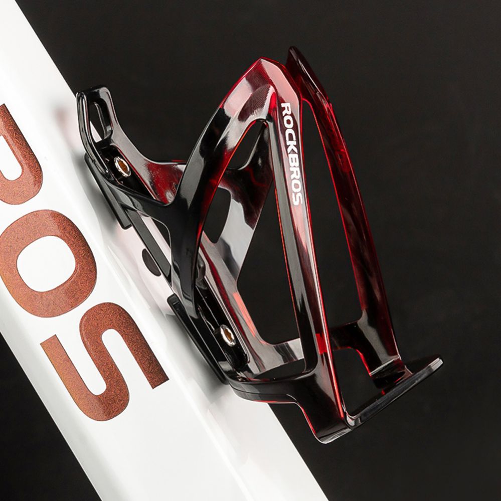 Bicycle accessory Rockbros Rockbros FK338 bicycle holder for water bottle - black and red