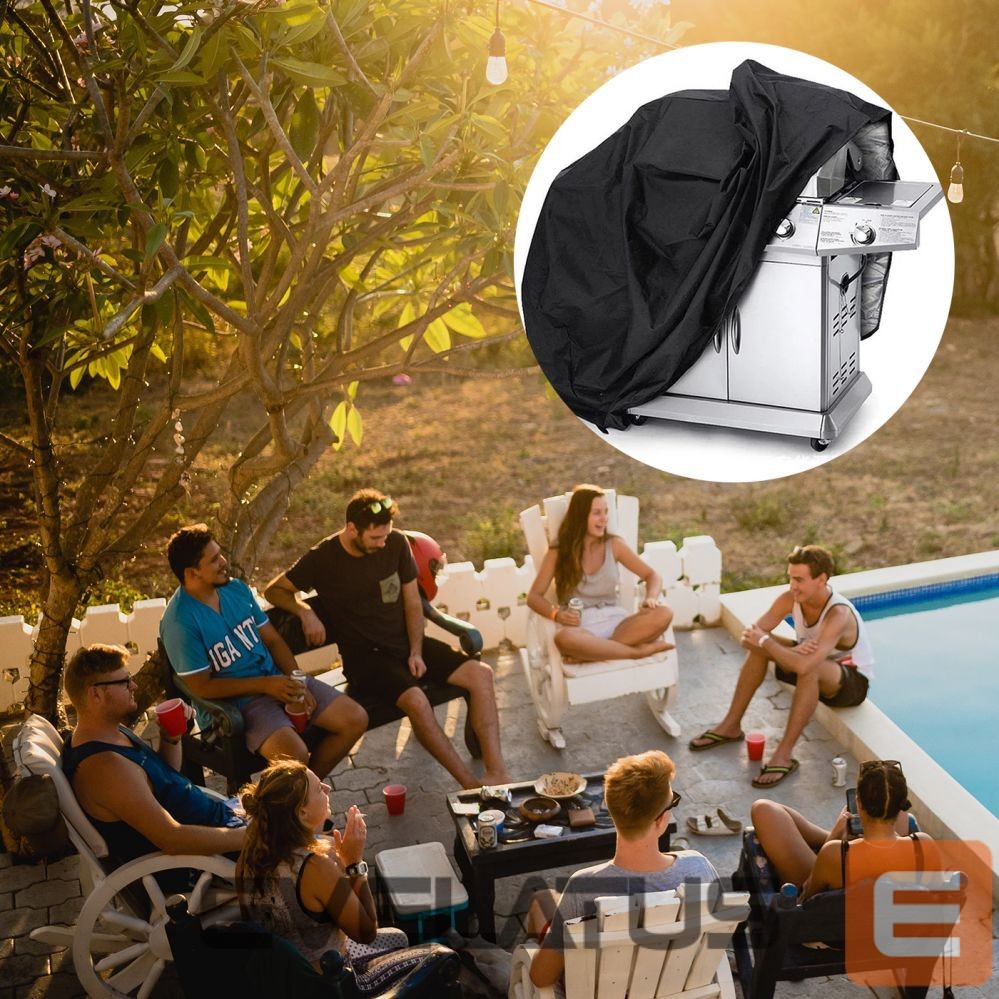 Bags and briefcases Hurtel Waterproof grill cover, bicycle cover, bike cover, garden furniture cover, XL cover black
