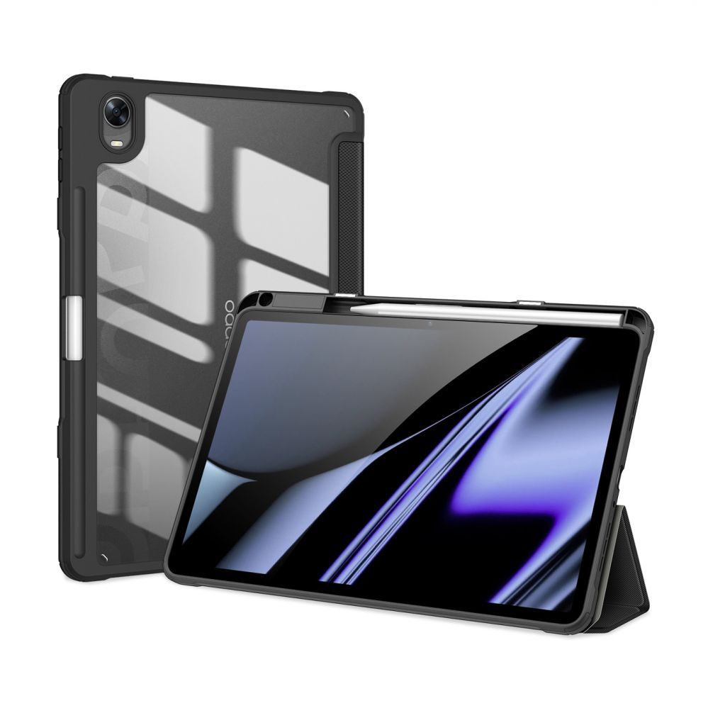 Tagakaaned Dux Ducis Dux Ducis Toby Armored Flip Smart Case for Oppo Pad with Stylus Holder Black