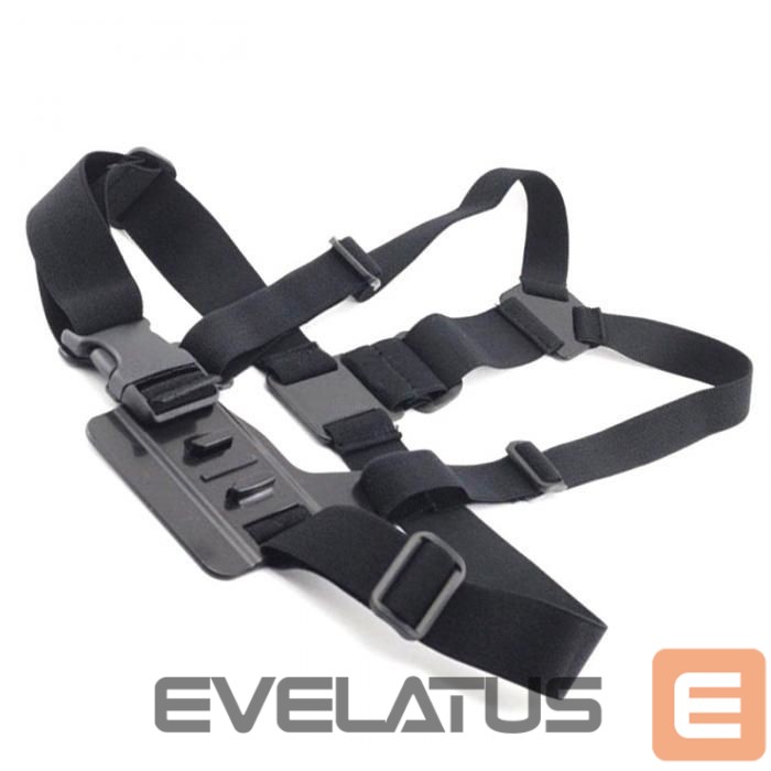 Camera accessory Hurtel Chest Mount - Chest Harness for GoPro SJCAM Sports Cameras - Black