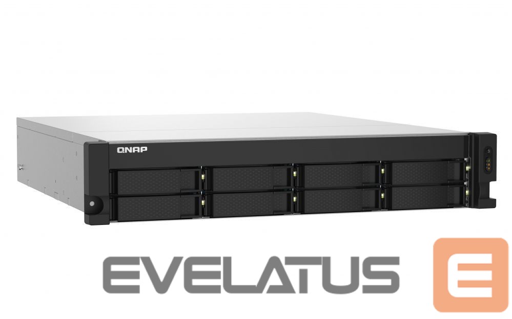 Mälupulk QNAP 8-Bay NAS TS-832PXU-RP-4G Up to 8 HDD Hot-swap, AL324 ARM Cortex-A57 Quad-Core, Processor frequency 1.7 GHz, 4 GB, DDR4, 2x2.5GbE, 2x10GbE 4xUSB 3.2 Gen 1, 1xPCIe