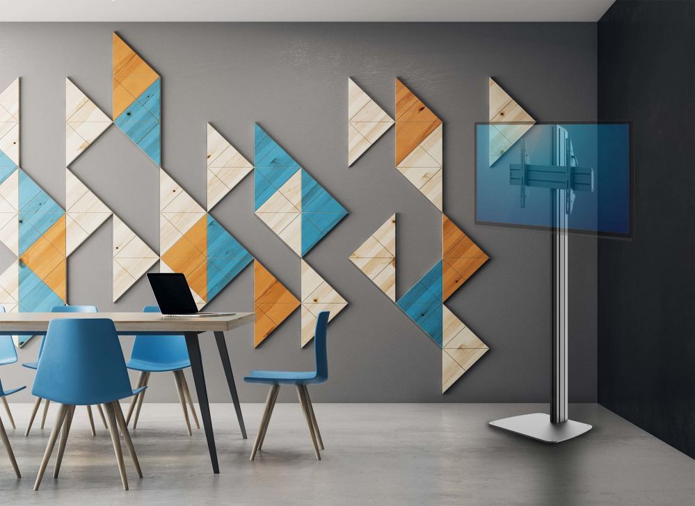 TV bracket EDBAK STDV100 Flat Screen Stand for 40-75” Screen, black