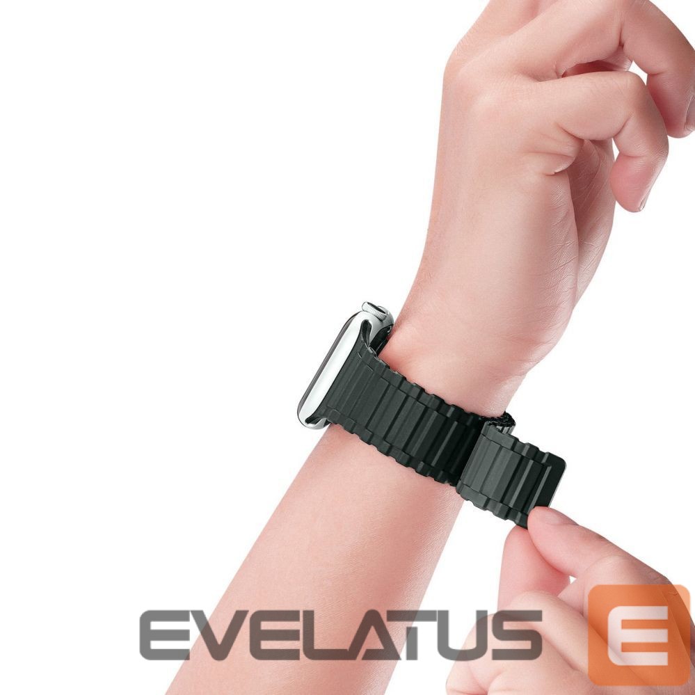 Strap Dux Ducis Dux Ducis Strap (Armor Version) strap Apple Watch Ultra, SE, 9, 8, 7, 6, 5, 4, 3, 2, 1 (49, 45, 44, 42 mm) silicone magnetic strap bracelet green
