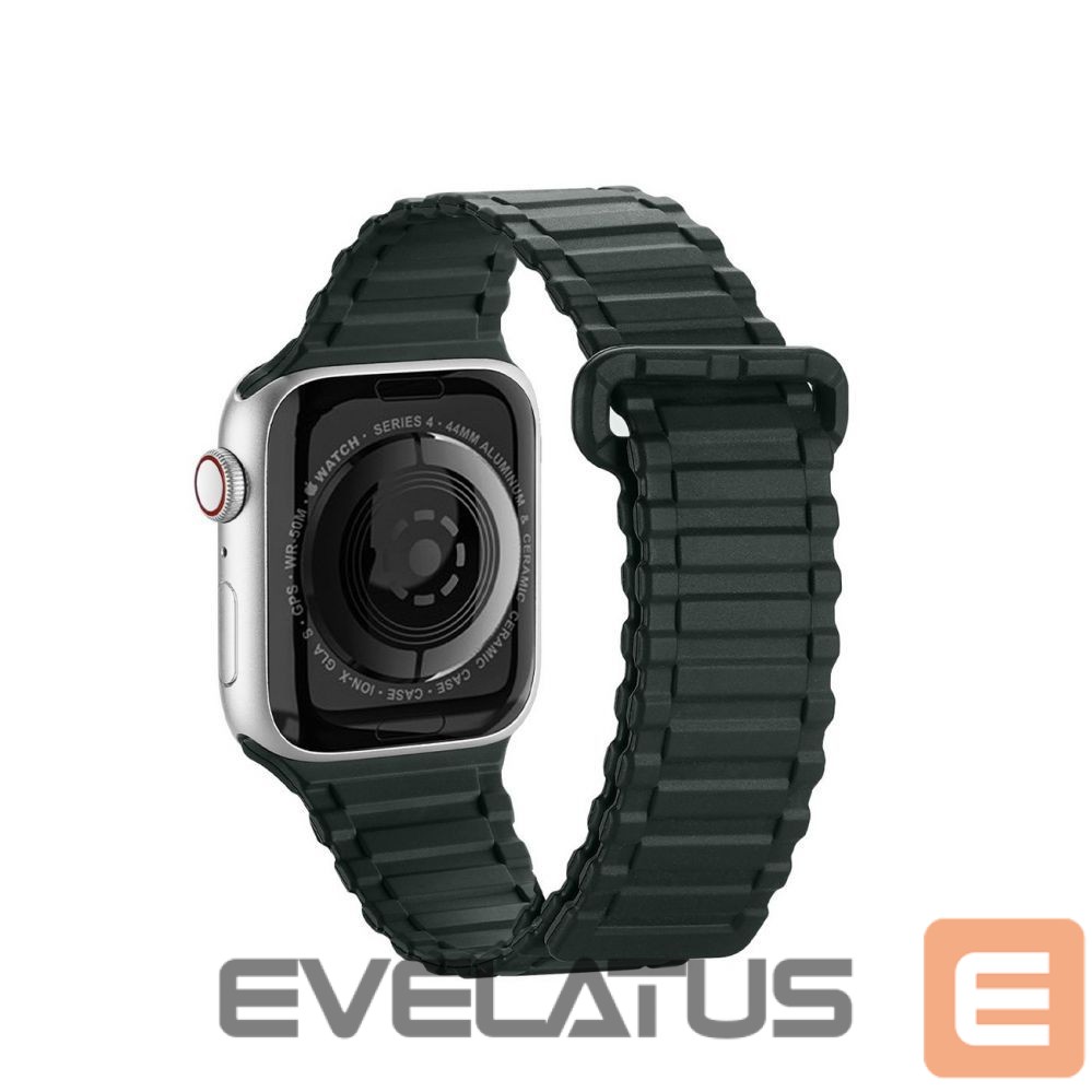 Rihm Dux Ducis Dux Ducis Strap (Armor Version) Apple Watch SE strap, 9, 8, 7, 6, 5, 4, 3, 2, 1 (41, 40, 38 mm) silicone magnetic strap bracelet green