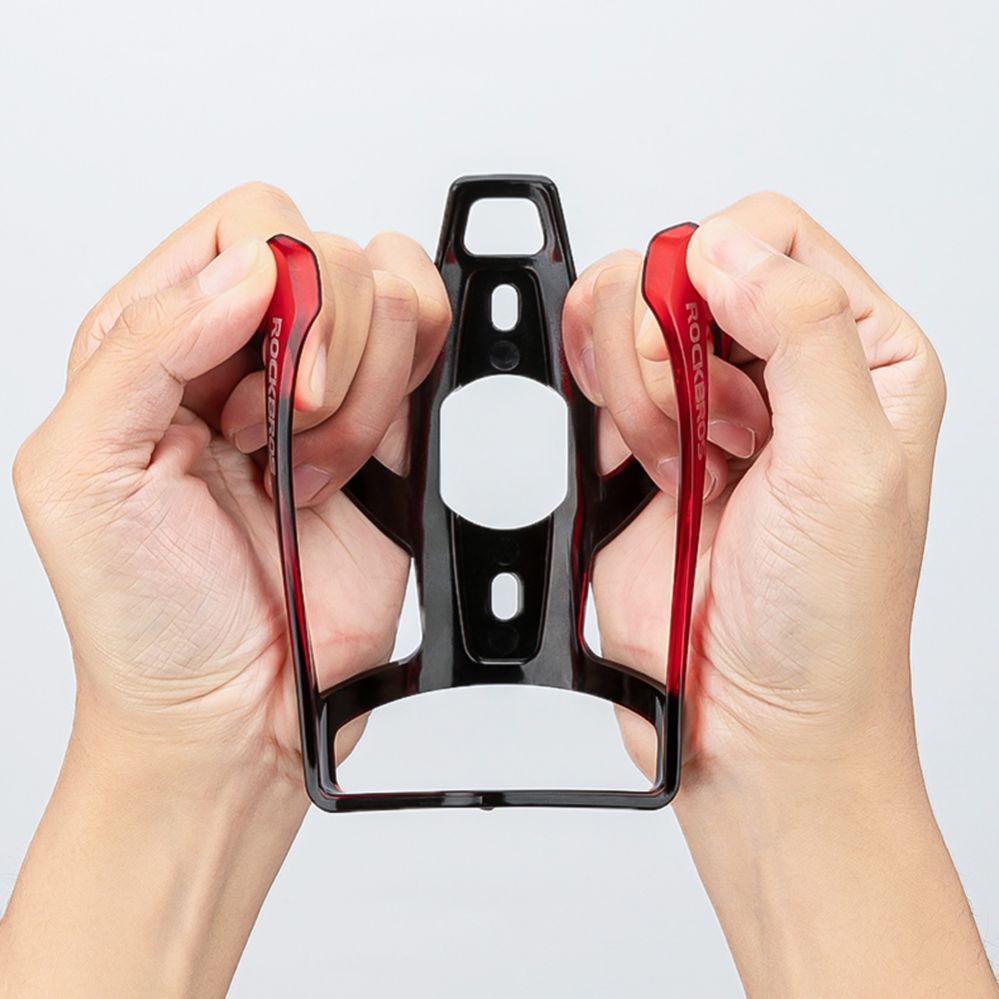 Bicycle accessory Rockbros Rockbros FK338 bicycle holder for water bottle - black and red