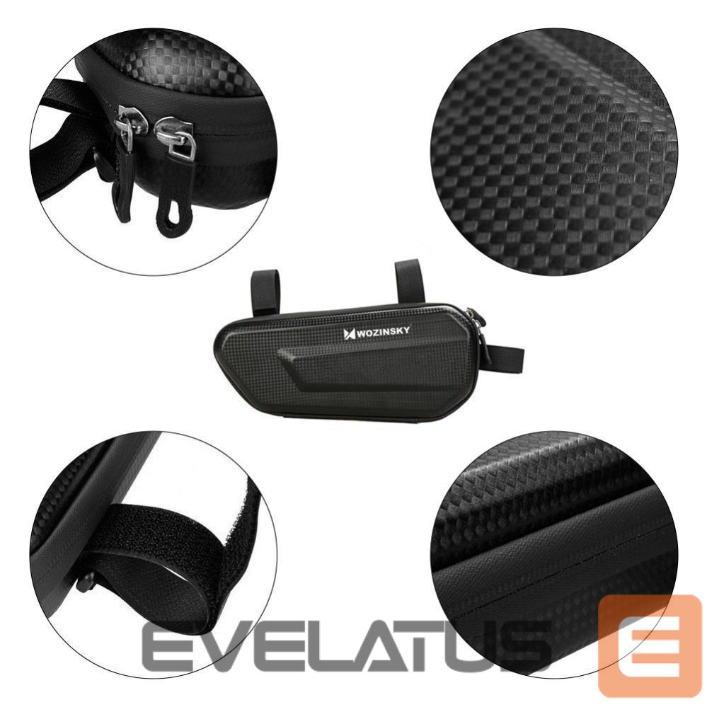 Jalgratta tarvik Wozinsky Wozinsky bike frame bag 1.5l black (WBB10BK)