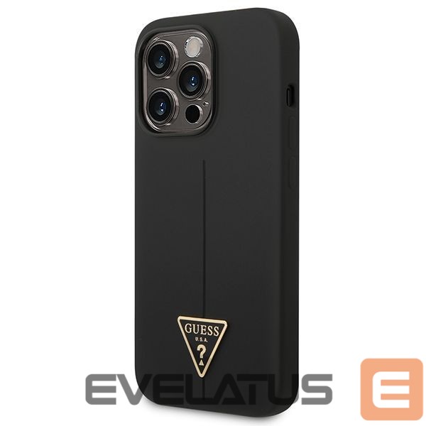 Tagakaaned Guess Guess GUHCP14XSLTGK iPhone 14 Pro Max 6.7" black/black hardcase Silicone Triangle