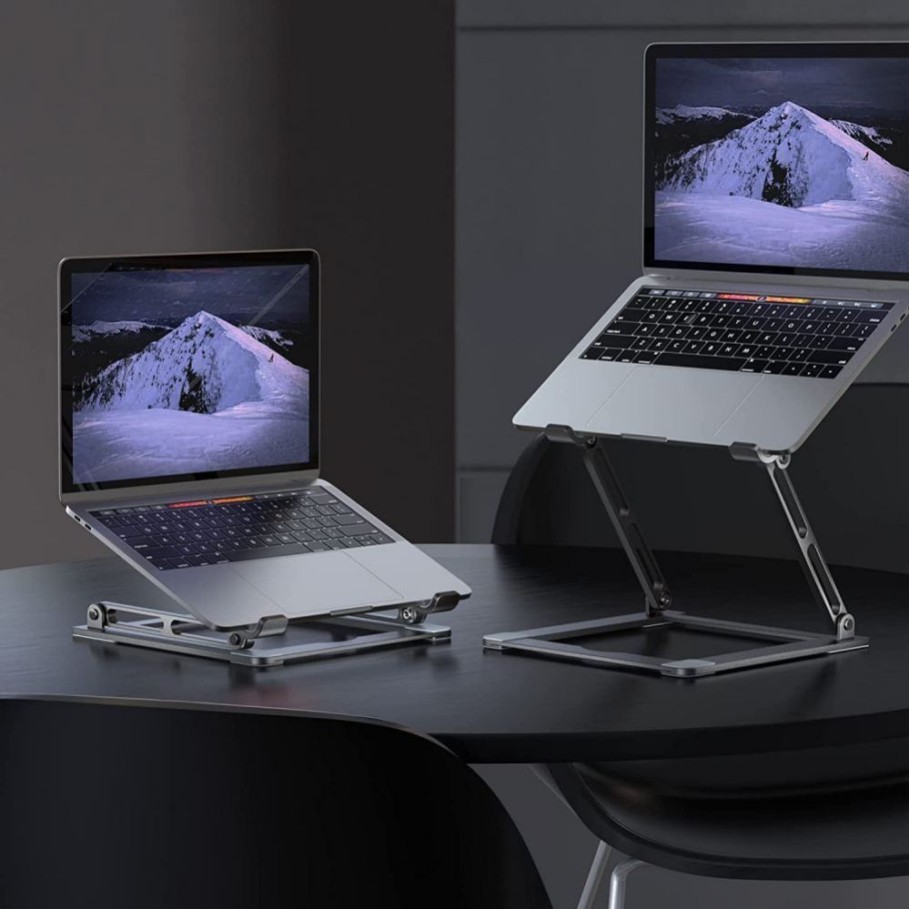 Other Computer Accessory Tech-Protect Tech-Protect ULS400 universal foldable stand for laptops up to 17" - silver