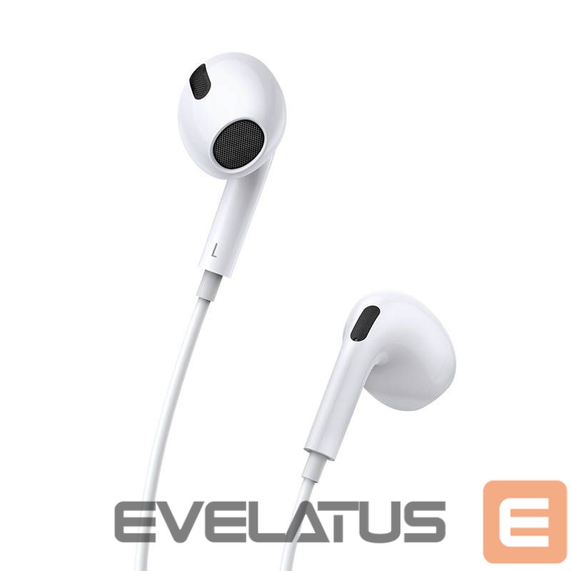 Wired headphones Baseus Baseus Encok H17 Earphones (white)
