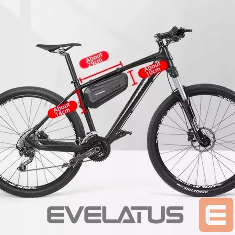 Bicycle accessory Rockbros Rockbros B67 waterproof frame bike bag - black