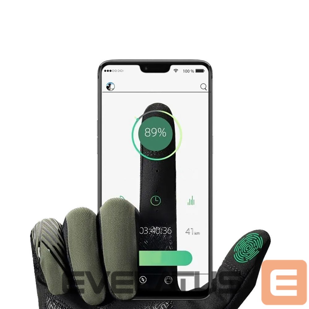 Bicycle accessory Rockbros Rockbros 16110006003 shock-absorbing cycling gloves size L - green and black