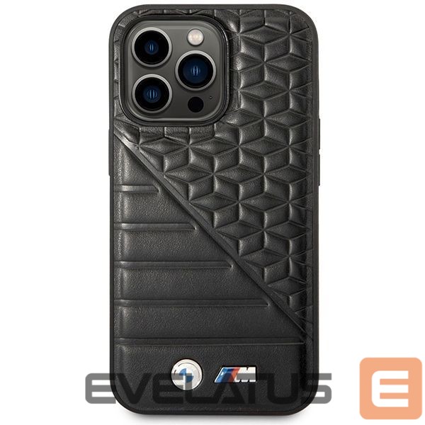 Aizmugurējais vāciņš BMW BMW Bi Pattern Case for iPhone 14 Pro 6.1" - Black
